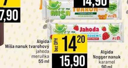 Algida Miša nanuk tvarohový jahoda meruňka 55 ml 