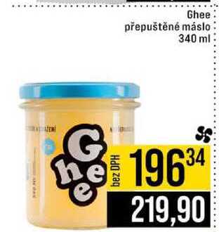 Ghee přepuštěné máslo 340 ml