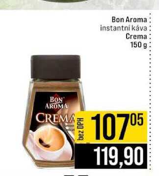 Bon Aroma instantní káva Crema 150 g