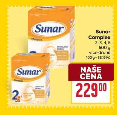 Sunar Complex 2,3,4,5 600 g 