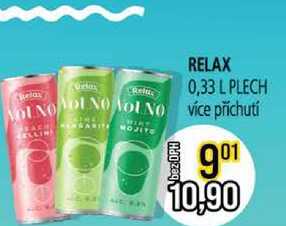 RELAX 0,33l více příchutí 