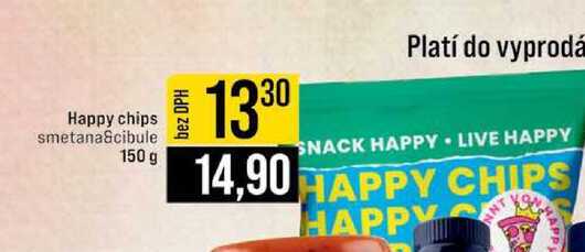 Happy chips smetana cibule 150 g 