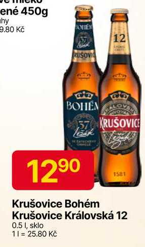 Krušovice královská 12° 0,5l 