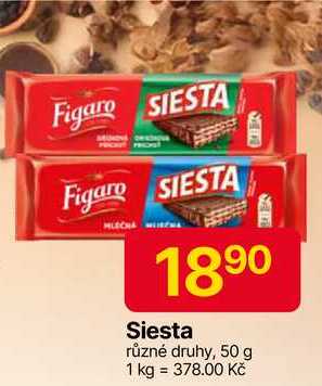 Figaro Siesta různé druhy, 50 g