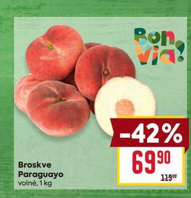 Broskve Paraguayo volné, 1 kg
