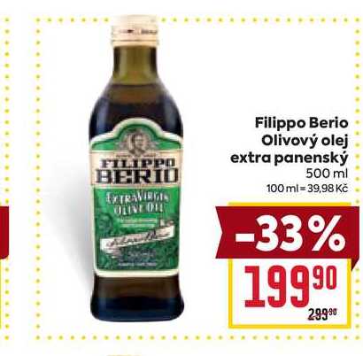 Filippo Berio Olivový olej extra panenský 500 ml 