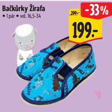 Bačkůrky Žirafa 
