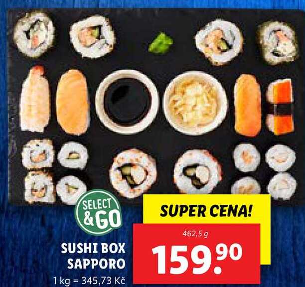 SUSHI BOX SAPPORO, 462,5 g 