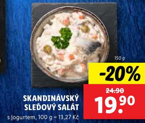 SKANDINÁVSKÝ SLEĎOVÝ SALÁT, 150 g