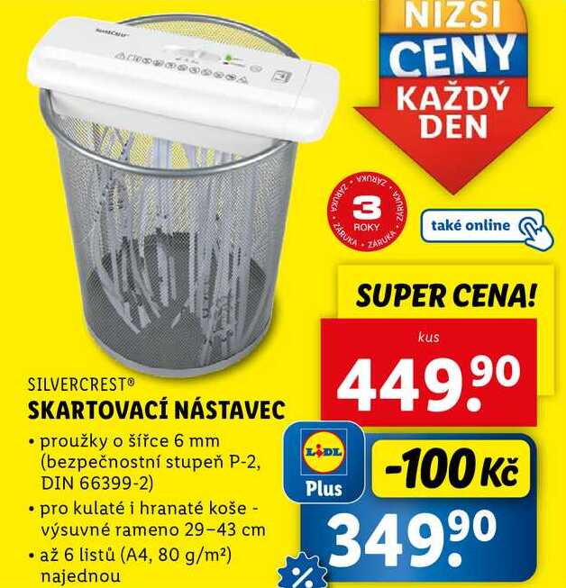 SKARTOVACÍ NÁSTAVEC