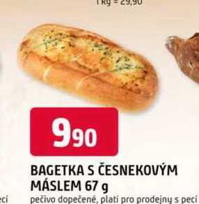 BAGETKA S ČESNEKOVÝM MÁSLEM 67 g 