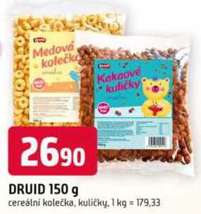 DRUID 150 g cereální kolečka