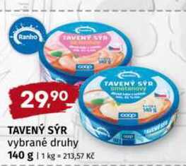 Ranko TAVENÝ SÝR vybrané druhy 140 g