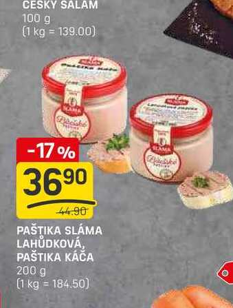 PAŠTIKA SLÁMA LAHŮDKOVÁ, PAŠTIKA KÁČA 200 g 