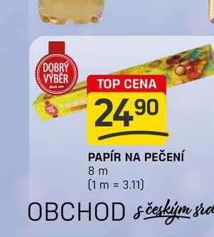 PAPÍR NA PEČENÍ 8 m 