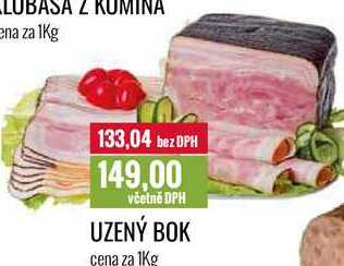 UZENÝ BOK cena za 1Kg 