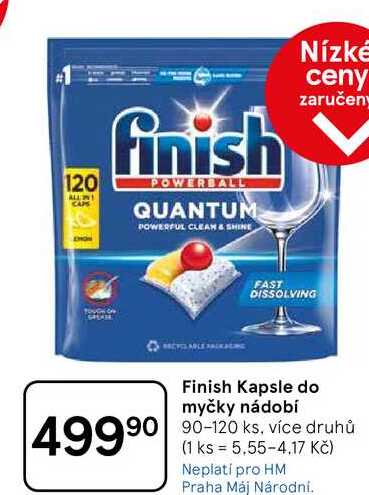 Finish Kapsle do myčky nádobí, 90-120 ks, více druhů  