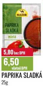 PAPRIKA SLADKÁ 25g 