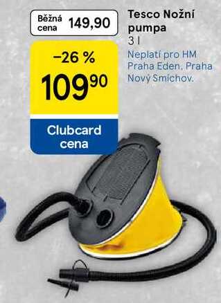 Tesco Nožni pumpa, 3 l