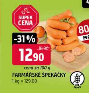Farmářské špekáčky 100g