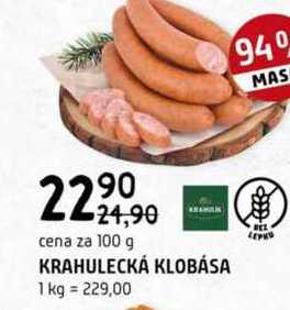 Krahulecká klobása 100g