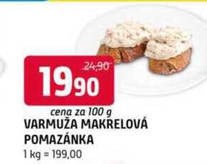 Vermuža makrelová pomazánka 100g