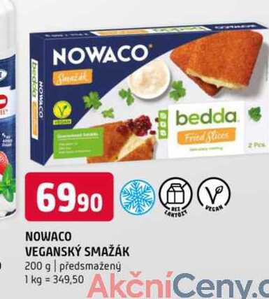 Nowaco veganský smažák 200 g předsmažený 