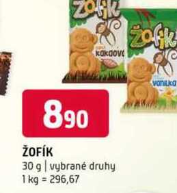 ŽOFÍK 30 g vybrané druhy 