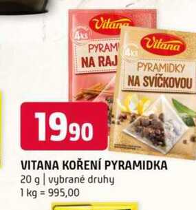 Vitana koření pyramidka 20 g vybrané druhy 