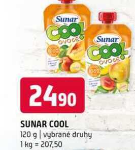 Sunar cool 120 g vybrané druhy 