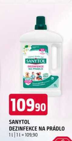 Sanytol dezinfekce na prádlo 1l
