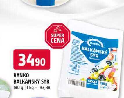 Ranko balkánský sýr 180 g 