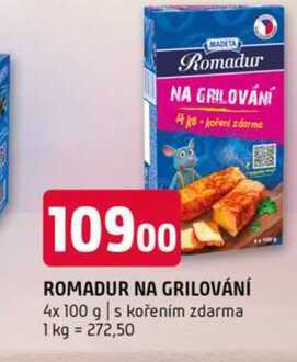 Romadur na grilování 4x 100 g s kořením zdarma 