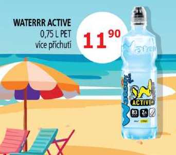 WATERRR ACTIVE 0,75 L PET 