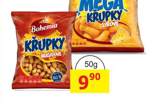 Bohemia arašídové křupky 50g
