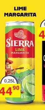 LIME MARGARITA 0,25L míchaný drink