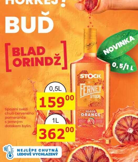 FERNET STOCK BLOOD ORANGE 1L 