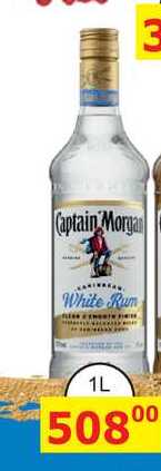 Captain Morgan White Rum 1l