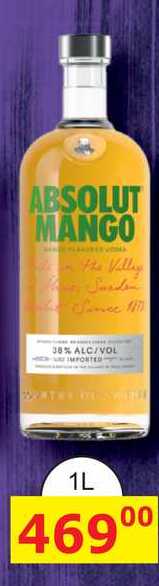 ABSOLUT VODKA MANGO 1l