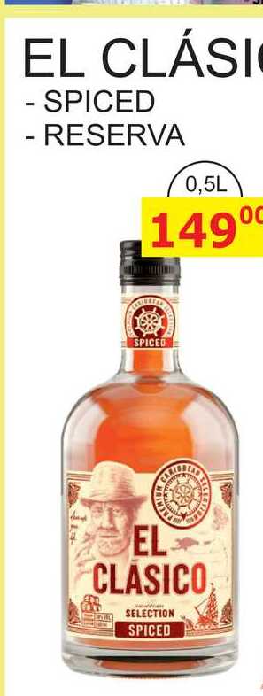 El Clásico Spiced 0,5l 30%