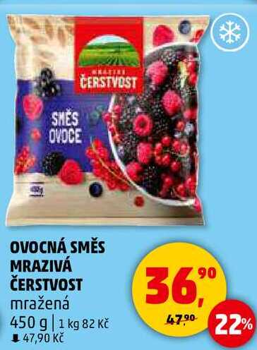 OVOCNÁ SMĚS MRAZIVÁ ČERSTVOST, 450 g  