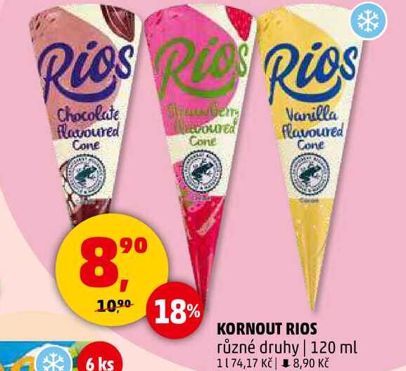 KORNOUT RIOS různé druhy, 120 ml 