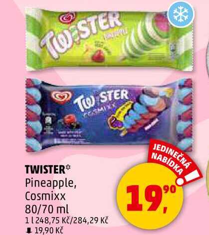 TWISTER Pineapple, Cosmixx, 80/70 ml  