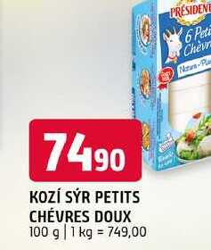 Kozí sýr petits chévres doux 100g