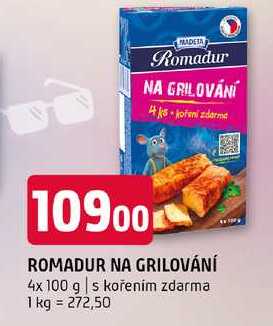 Romadur na grilování 4x 100 g s kořením zdarma 