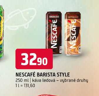 Nescafé barista style 250 ml káva ledová vybrané druhy 