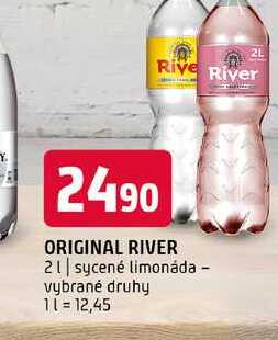 Original river 2l sycené limonáda vybrané druhy 
