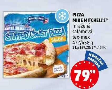 PIZZA MIKE MITCHELL'S mražená salámová, 472/458 g 