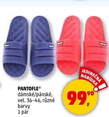 PANTOFLE dámské/pánské, vel. 36-46, 1 pár