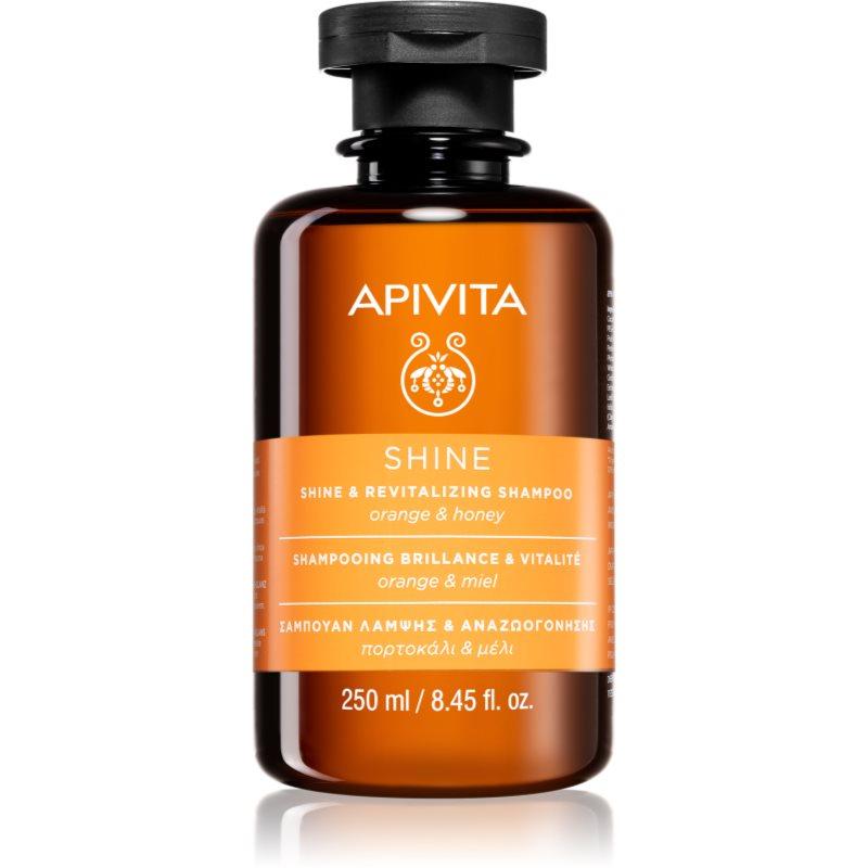 Apivita Shine and Revitalizing Shampoo revitalizační šampon pro posílení a lesk vlasů 250 ml